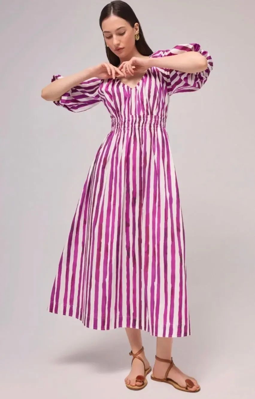 MARIE OLIVER Ava Stripe Dress Sz. S